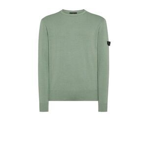 PEUTEREY Men's Crew Neck Knit Sweater Men VERDE SALVIA Sweaters & Cardigans